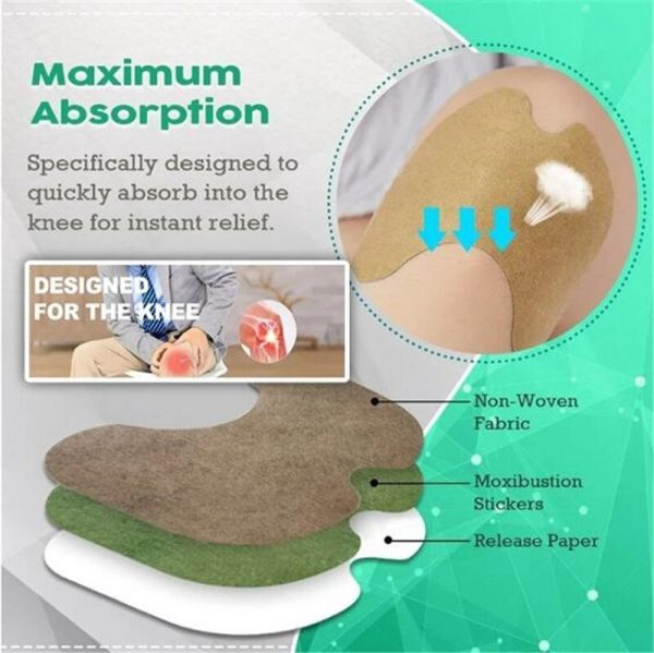 Pack Of 12 Knee Pain Relief Patch