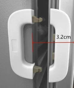 2 Pcs Multifunctional Fridge Door Lock