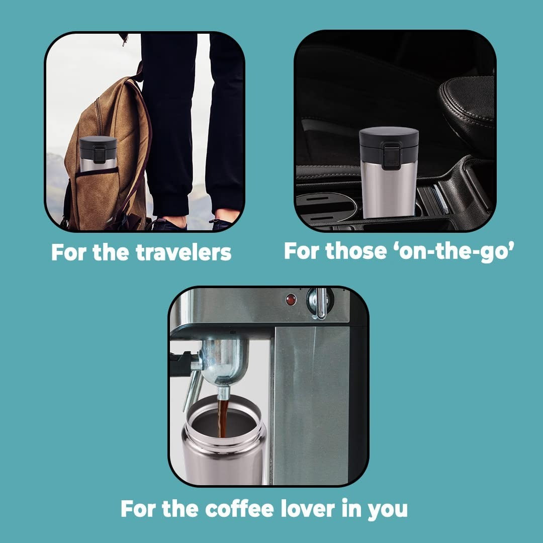 Leakproof Coffee & Tea Thermos Travel Mug (random Color)