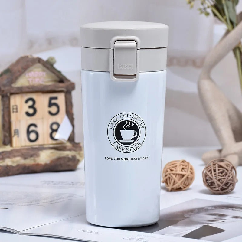 Leakproof Coffee & Tea Thermos Travel Mug (random Color)