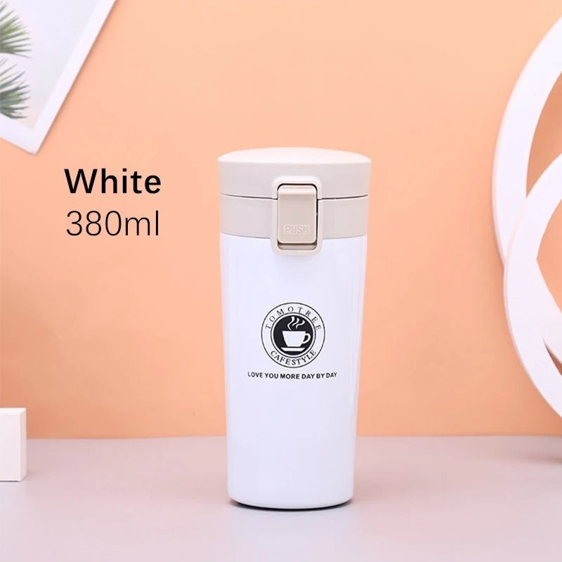 Leakproof Coffee & Tea Thermos Travel Mug (random Color)